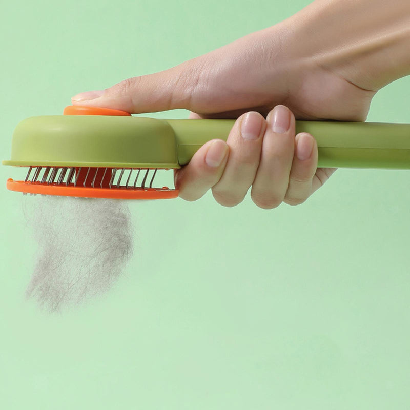 Brosse à cheveux en acier inoxydable pour chiens et chats