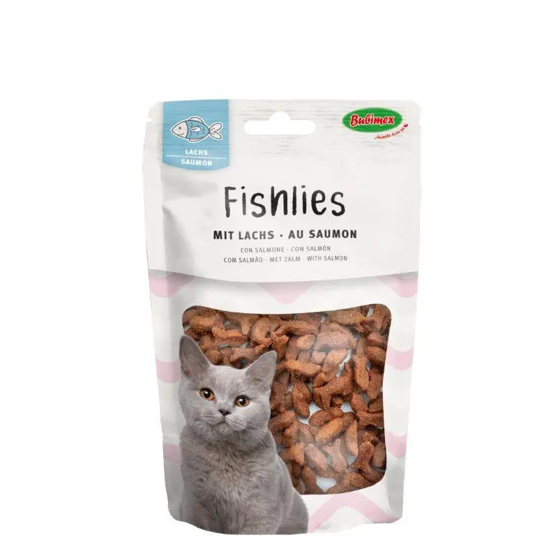 Bubimex - Fishlies -  Friandises au saumon pour chats - 50g