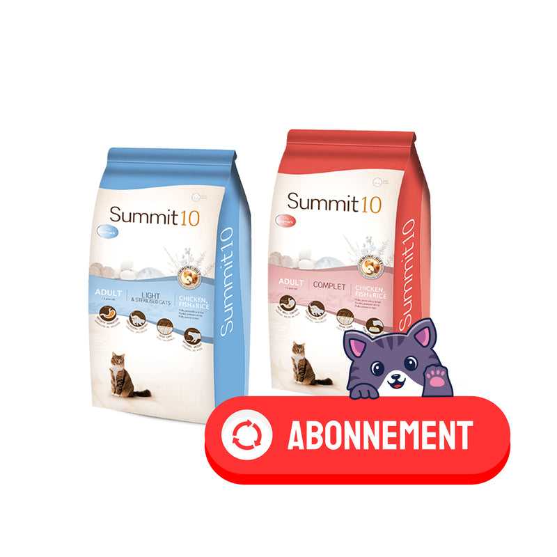 ABONNEMENT CROQUETTES POUR CHATS - SUMMIT 10