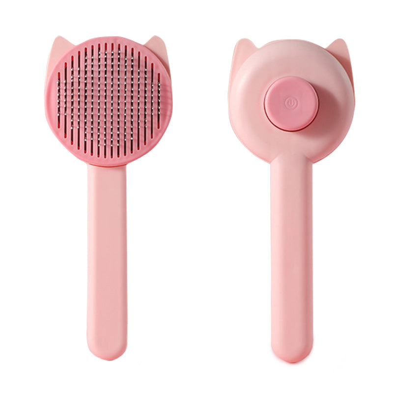 Brosse à cheveux en acier inoxydable pour chiens et chats