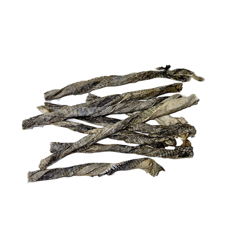 Lot de 50 Poissons séchés torsadés | Friandises Naturelles Pour Chiens