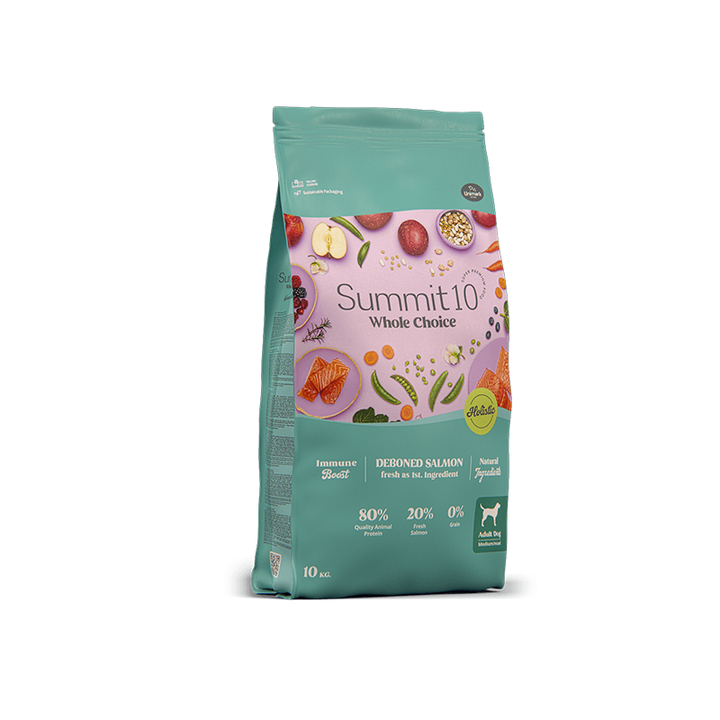 SUMMIT 10 WHOLE CHOICE – CROQUETTES ADULTES - Saumon