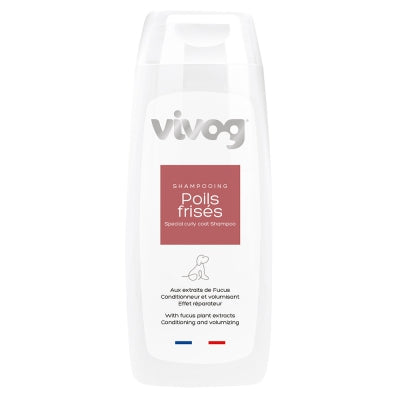 Shampooing professionnel pour chien - Poils laineux, bouclés, cordés - Volumisant - Vivog