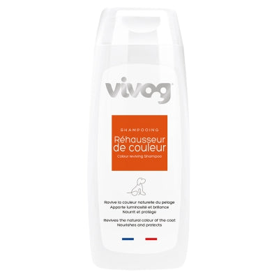 Shampooing professionnel pour chien - Réhausseur de couleurs - Luminosité et Brillance - Vivog