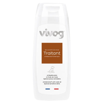 Shampooing professionnel pour chien - Traitant antipelliculaire - Vivog