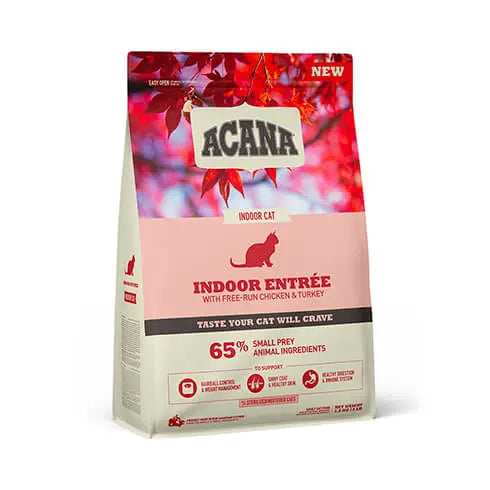 ACANA- CROQUETTES CHATS Indoor Entree - Poulet Frais - 1.8 KG ACANA