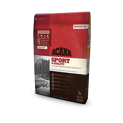 ACANA HERITAGE - CROQUETTES CHIENS ADULTES Sport & Agility - Poulet Frais ACANA