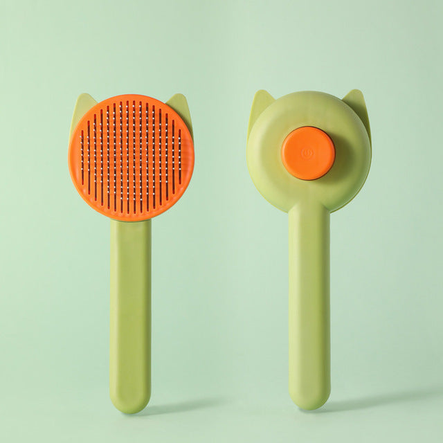 Brosse à cheveux en acier inoxydable pour chiens et chats