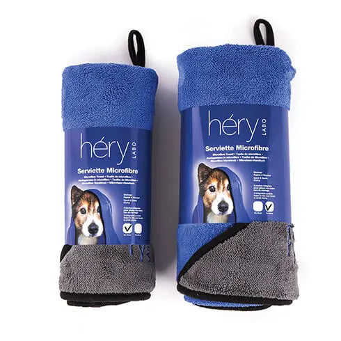 Héry - Serviette Microfibre Ultra Absorbante pour animaux de compagnie Héry