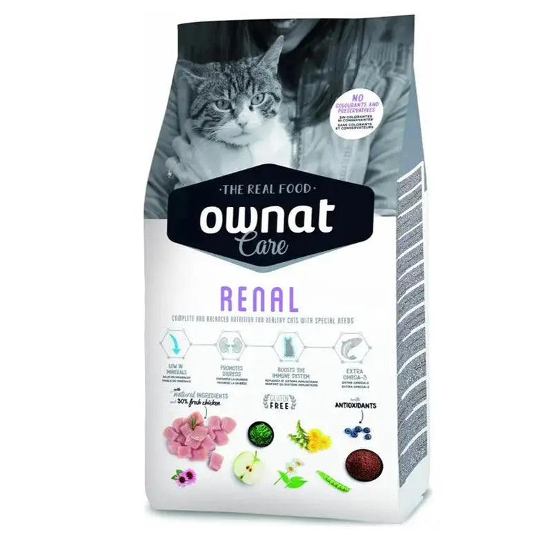 OWNAT CARE - CROQUETTES CHATS RENAL - Poulet frais OWNAT