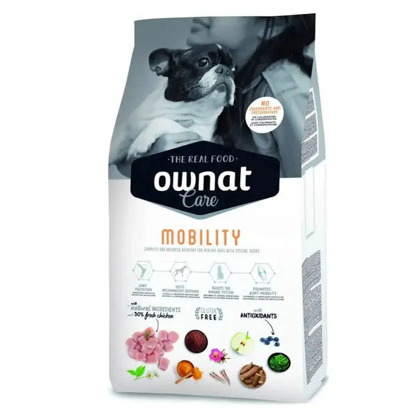 OWNAT CARE - CROQUETTES CHIENS ADULTES MOBILITY - Poulet frais OWNAT