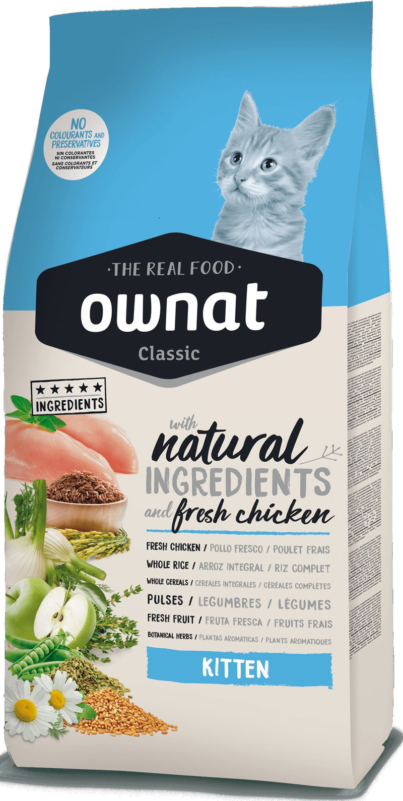 OWNAT CLASSIC - CROQUETTES CHATONS - Poulet Frais OWNAT