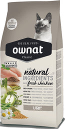 OWNAT CLASSIC - CROQUETTES CHATS ADULTES LIGHT - Poulet frais OWNAT
