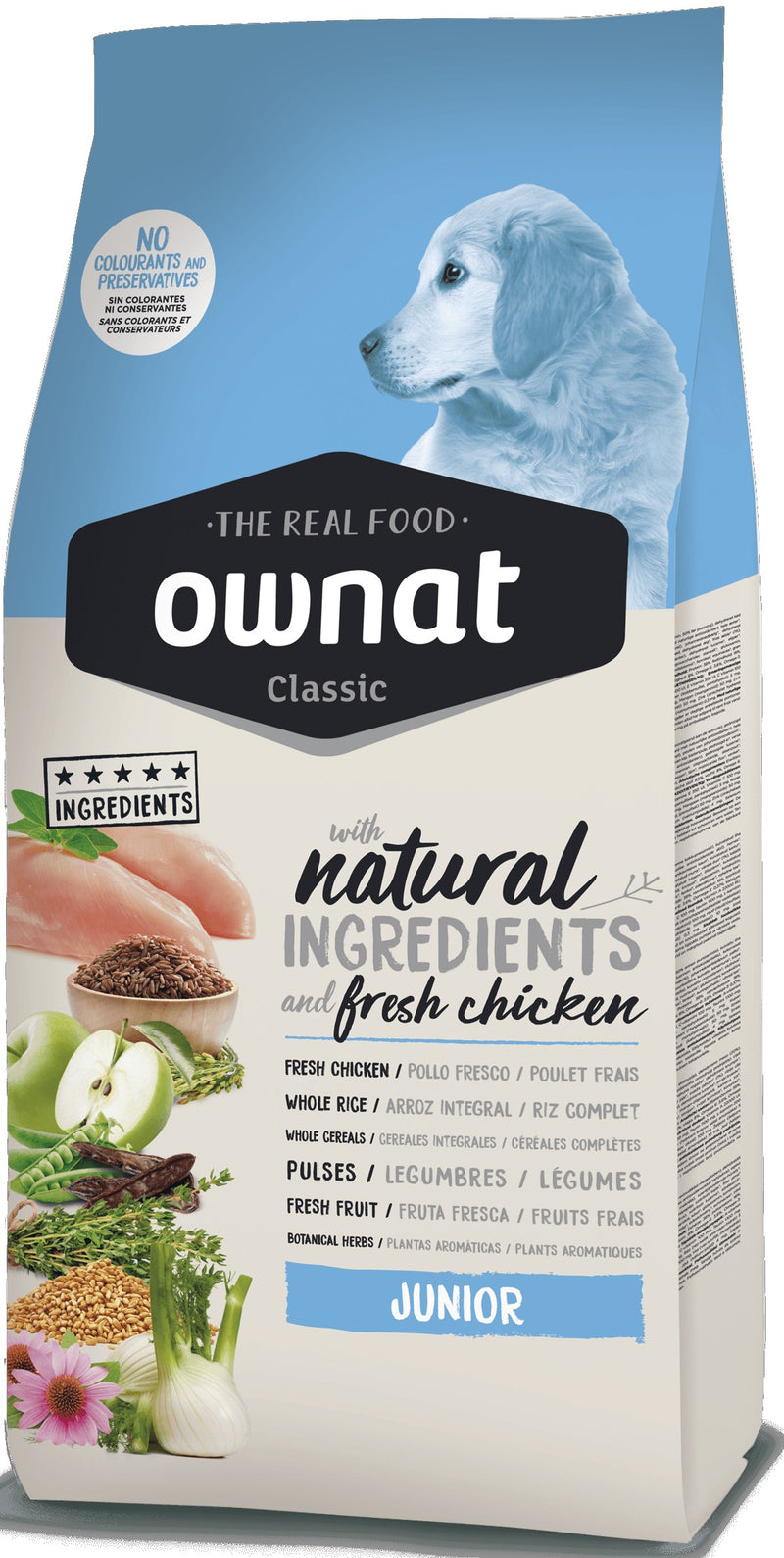 OWNAT CLASSIC - CROQUETTES CHIOTS - Poulet frais OWNAT