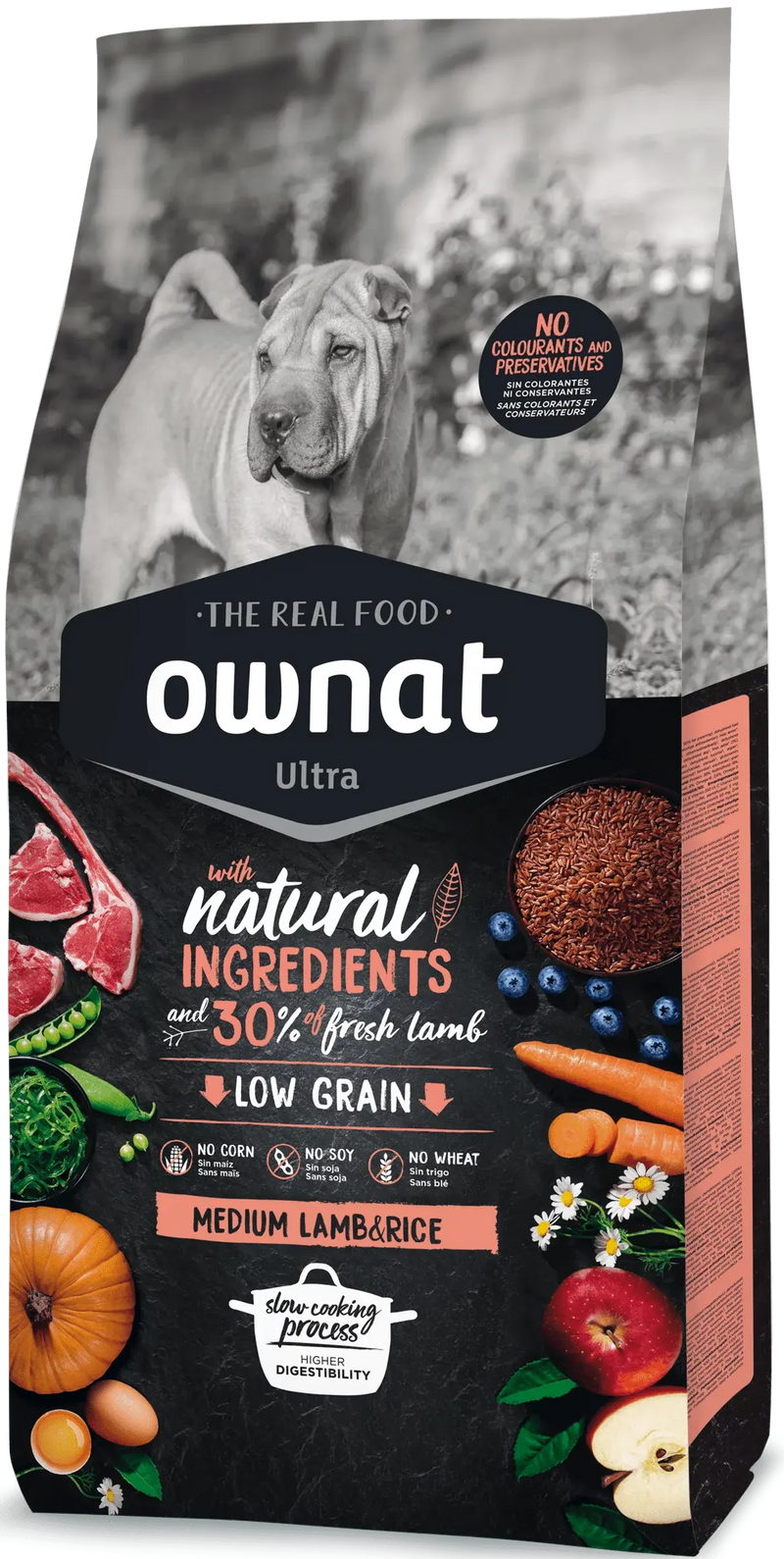 OWNAT ULTRA - CROQUETTES CHIENS - Agneau et Riz OWNAT