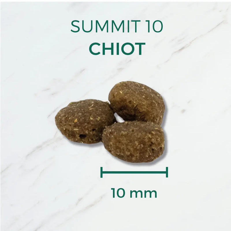 SUMMIT 10 LIFE STAGE - CROQUETTES CHIOTS CROISSANCE ET FEMELLES GESTANTES - Poulet & Riz - 15 KG SUMMIT 10