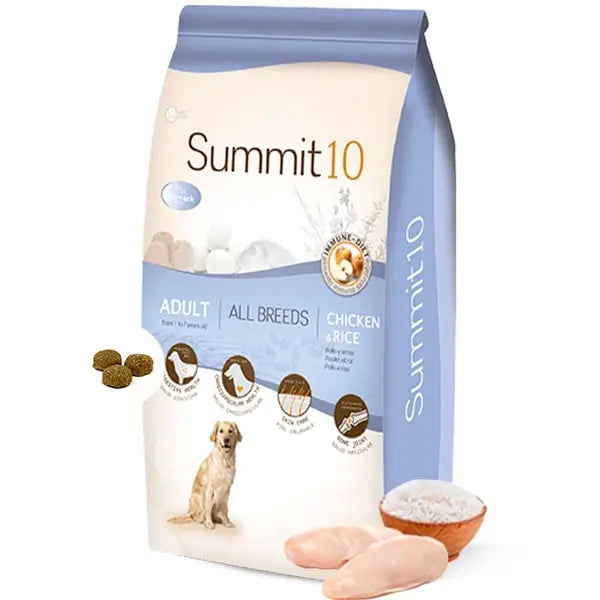 SUMMIT 10 LIFE STAGE  CROQUETTES CHIENS ADULTES MAINTENANCE - 15 KG SUMMIT 10