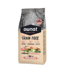 OWNAT JUST GRAIN FREE - CROQUETTES CHATS ADULTES - Poulet & dinde