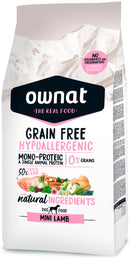 OWNAT GRAIN FREE HYPOALLERGENIC - CROQUETTES CHIENS ADULTES - Mini Agneau